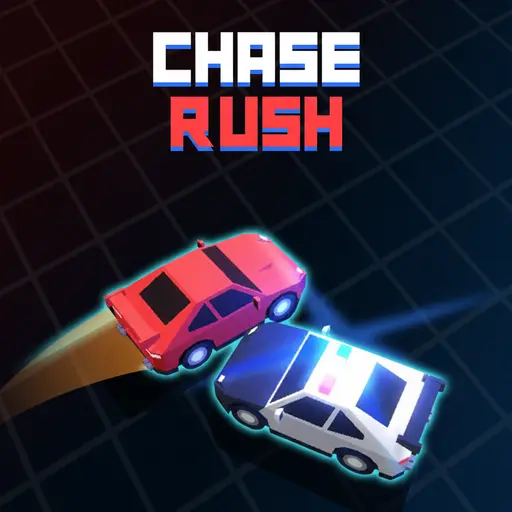 Chase Rush gameplay showing a car escaping police